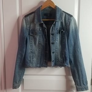 Designer Cropped Jean Jacket